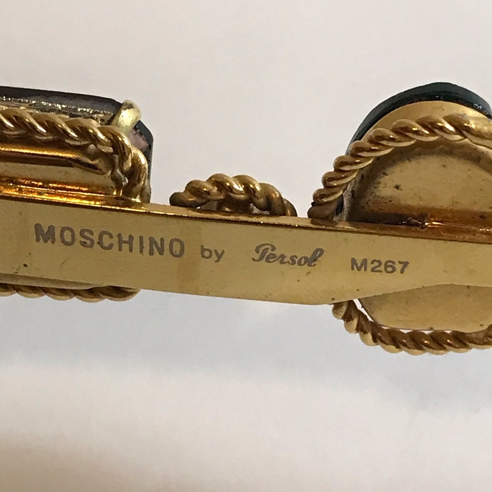 Moschino by Persol Sunglasses good pre-owned condition Rare find Vintage 90s - Picture 14 of 17